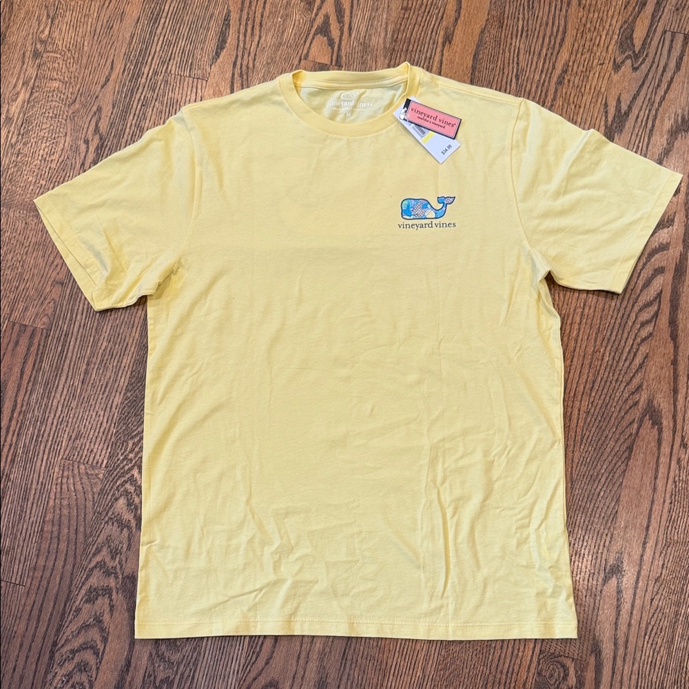Vineyard Vines Men's Short Sleeve Tee in Sunny Yellow